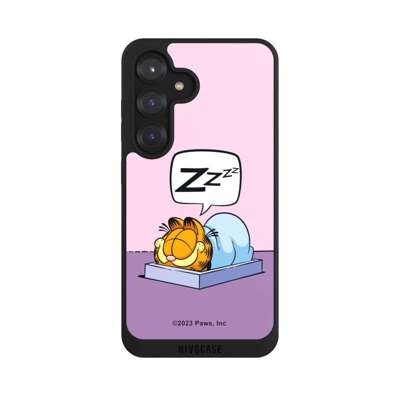 Galaxy S25 NIVOpure Garfield Nap Attack Pink 