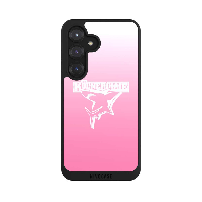 Galaxy S25 NIVOpure Kölner Haie Weiß Rosa