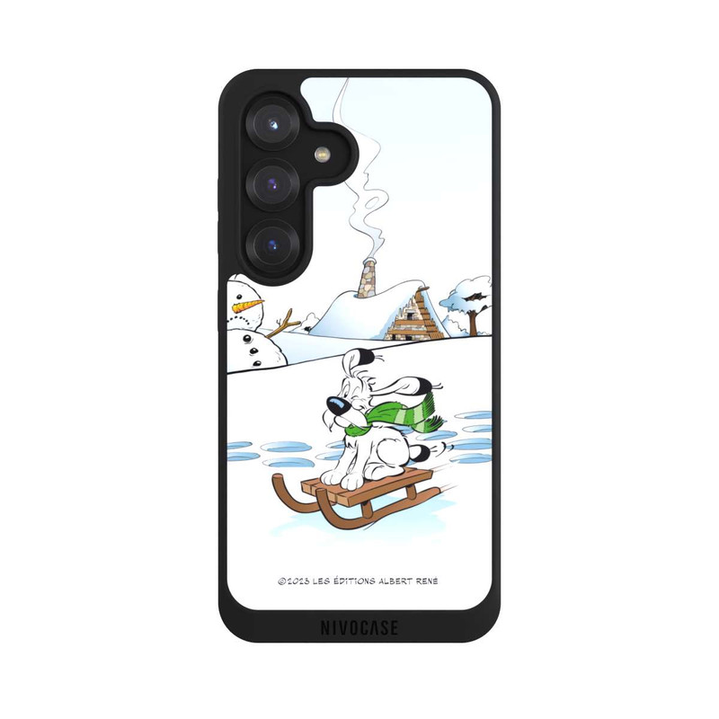 Galaxy S25 NIVOpure Idefix fährt Schlitten