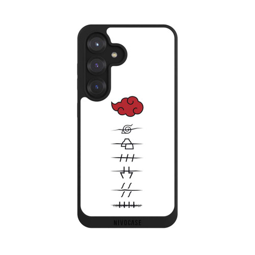 Samsung Galaxy S25 NIVOpure Akatsuki Mitgliedersymbole Weiß