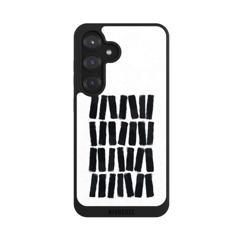 Samsung Galaxy S25 NIVOpure Black Brush Strokes