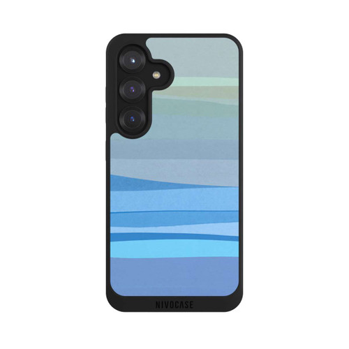 Samsung Galaxy S25 NIVOpure Blue Abstract 1