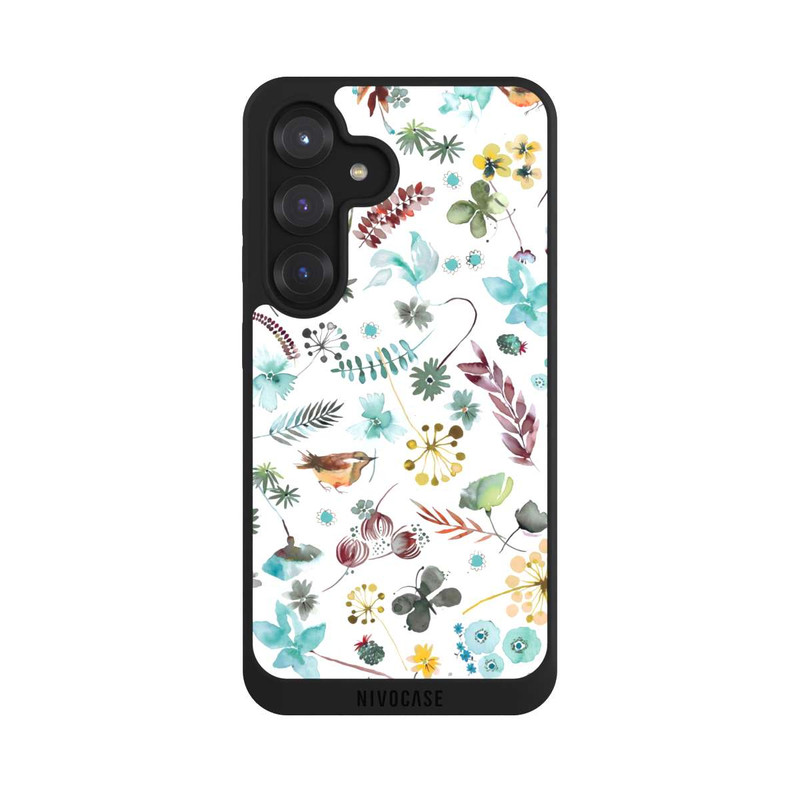 Galaxy S25 NIVOpure Botanischer Schmetterling Natur Blau