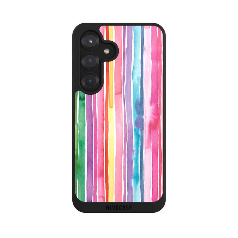 Galaxy S25 NIVOpure Camouflage Regenbogenstreifen