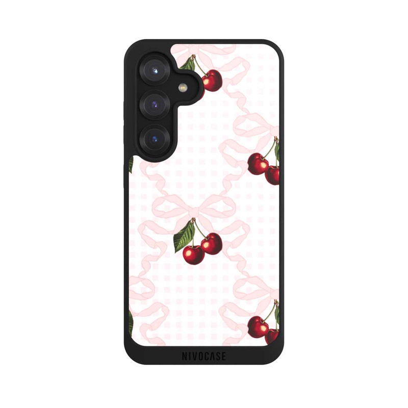 Galaxy S25 NIVOpure Kirschmuster Rosa