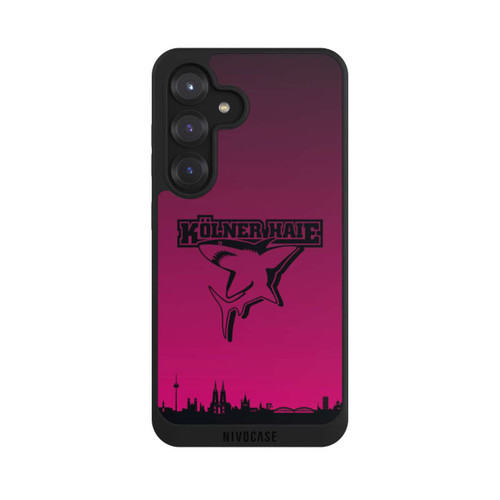 Samsung Galaxy S25 NIVOpure Kölner Haie Skyline Pink