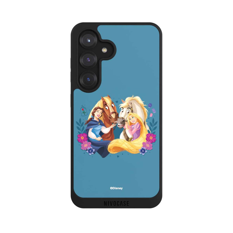 Galaxy S25 NIVOpure Disney Prinzessinnen Belle and Rapunzel mit Pferden