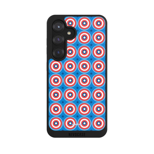Samsung Galaxy S25 NIVOpure Captain American Shield Pattern