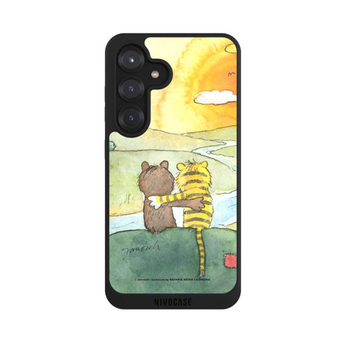 Samsung Galaxy S25 NIVOpure Bär und Tiger Sonnenuntergang