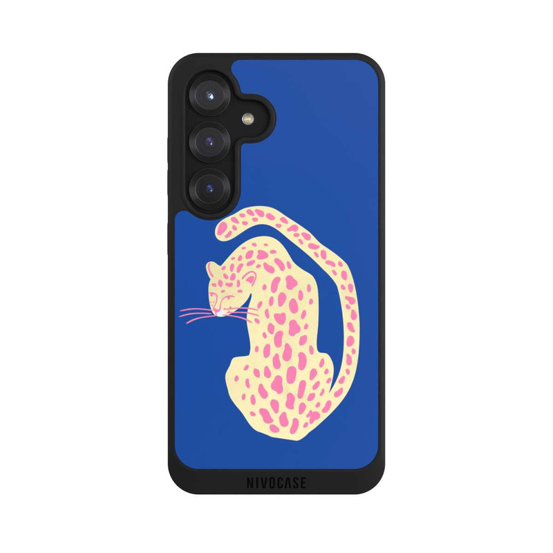 Galaxy S25 NIVOpure Blue Pink Cat