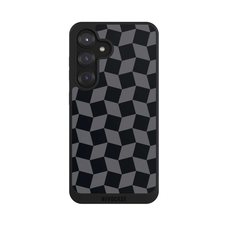 Galaxy S25 NIVOpure 3D Würfel-Muster Effektt