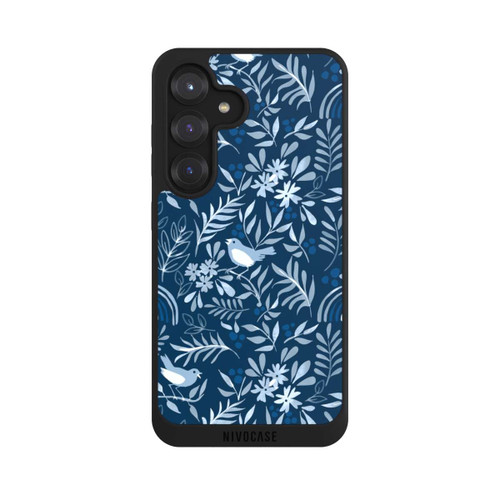 Samsung Galaxy S25 NIVOpure Classic Blue Pattern