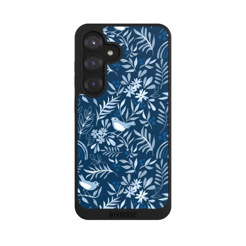 Galaxy S25 NIVOpure Classic Blue Pattern