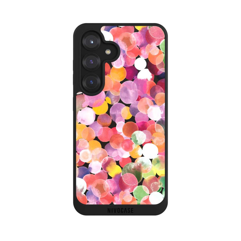 Galaxy S25 NIVOpure Colorful Watercolor Dots