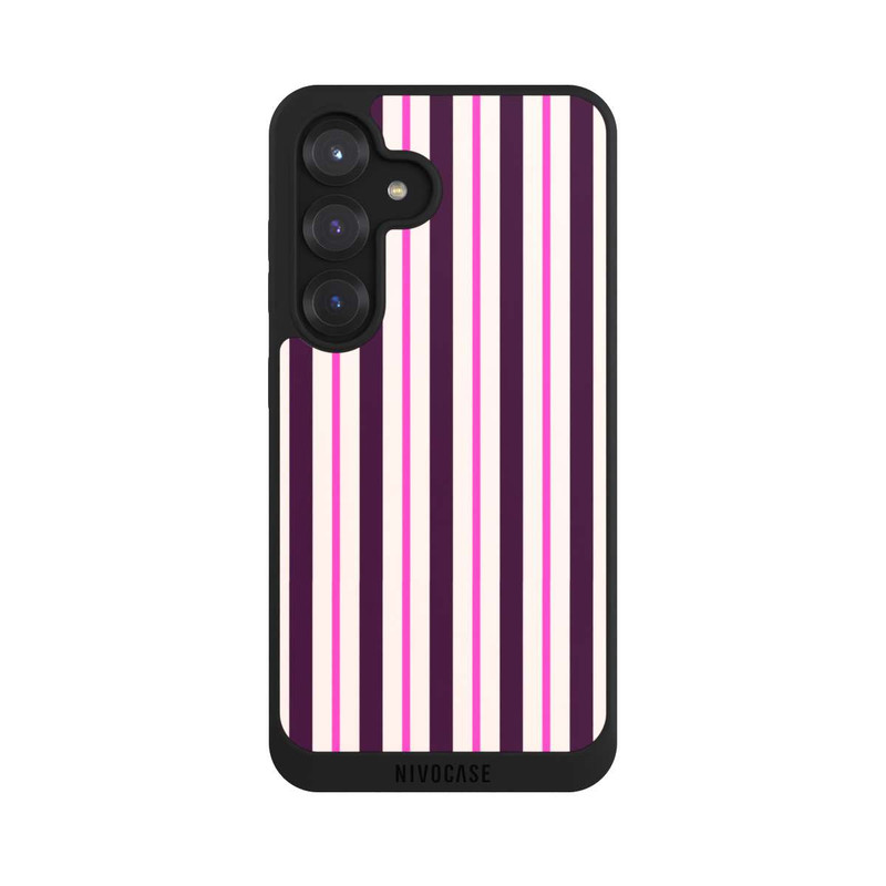 Galaxy S25 NIVOpure Streifen Rot Bordeaux