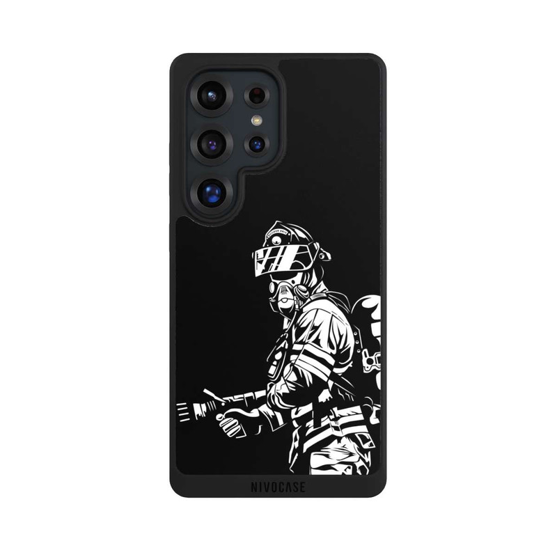 Galaxy S25 Ultra NIVOpure Tapferer Feuerwehrmann