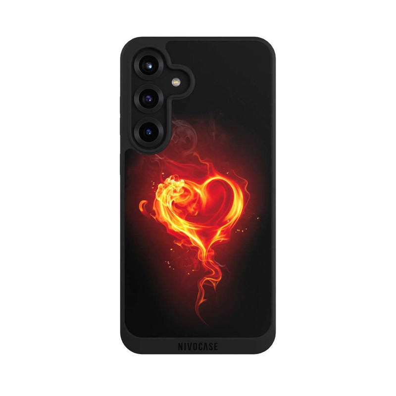 Galaxy S25 + NIVOpure Coeur de Flammes