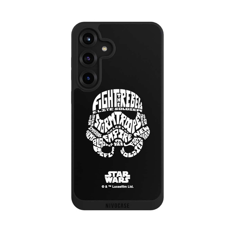 Galaxy S25 + NIVOpure Storm Trooper Typo Graphique