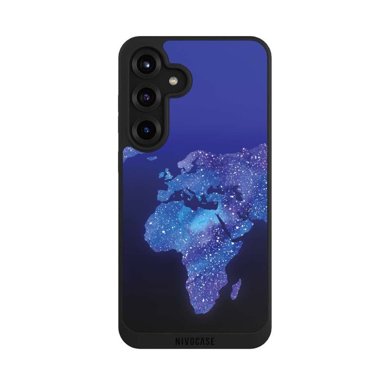 Galaxy S25 + NIVOpure Carte du Monde Cosmique