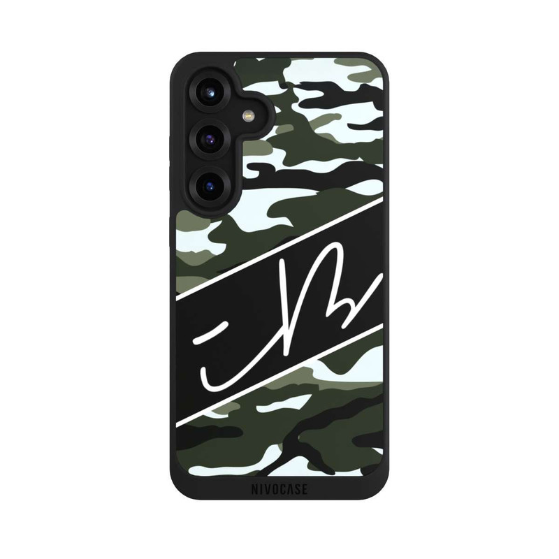 Galaxy S25 + NIVOpure Camo Grün iBlali