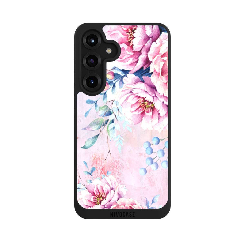 Galaxy S25 + NIVOpure Aquarell Blume 3