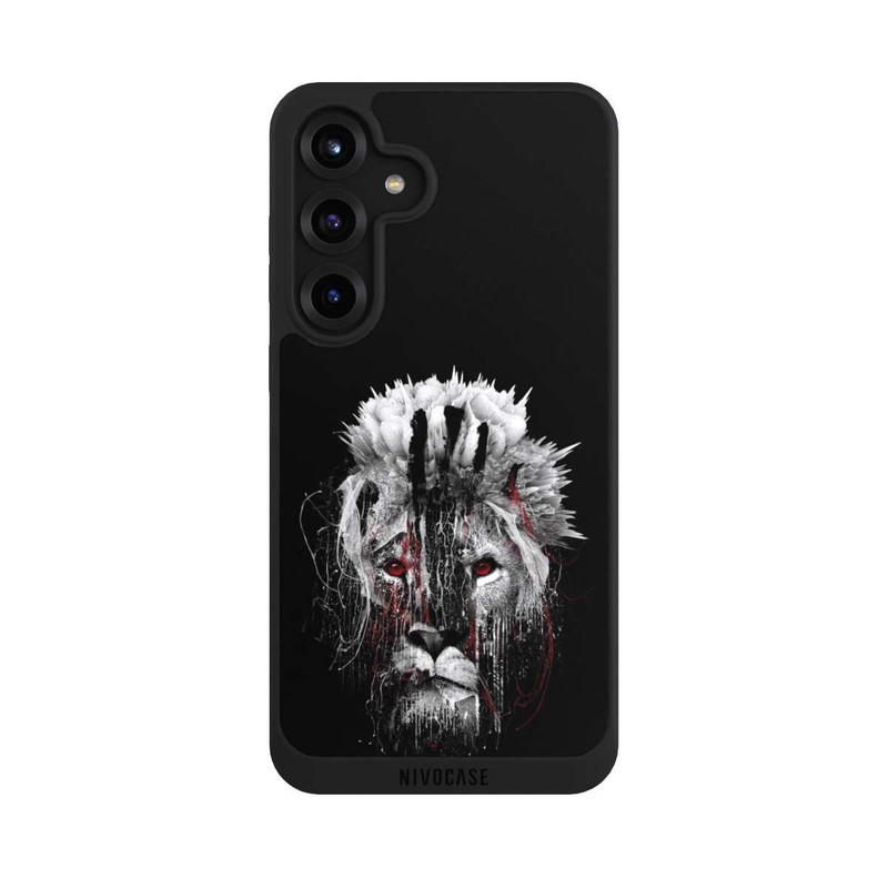 Galaxy S25 + NIVOpure Œil rouge du lion