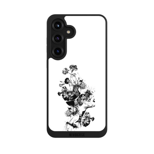 Samsung Galaxy S25+  NIVOpure Gebrochen Schwarz/Weiß