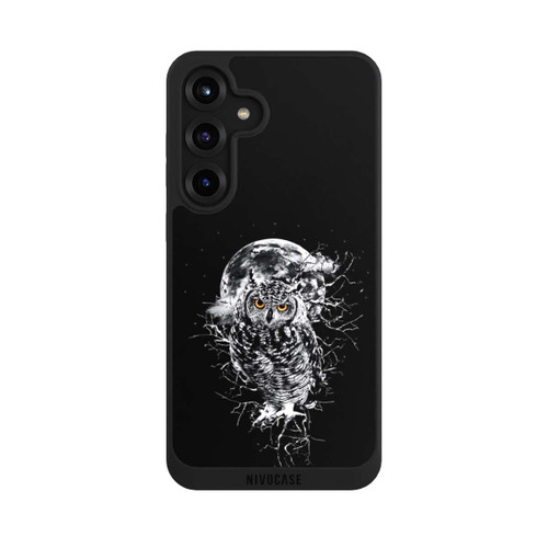 Samsung Galaxy S25+  NIVOpure Eule in Schwarz/Weiß