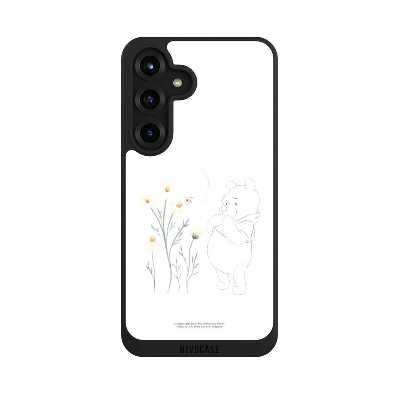 Galaxy S25 + NIVOpure Winnie Pooh regarde les marguerites