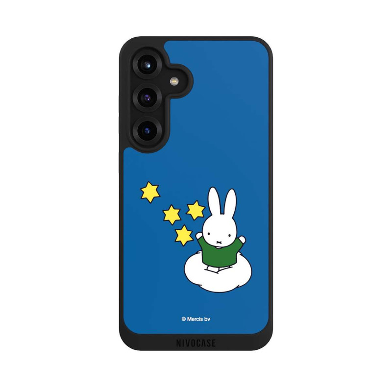 Galaxy S25 + NIVOpure Miffy Sterne Blau