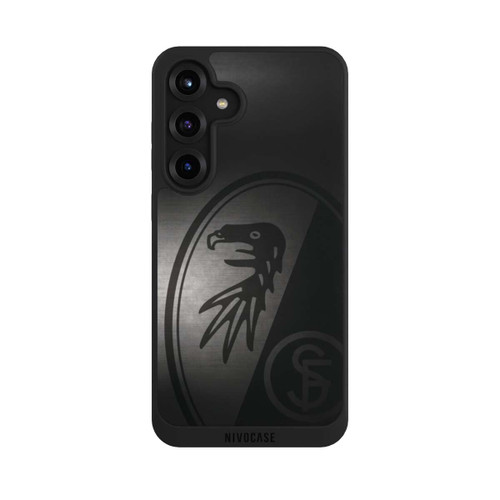 Samsung Galaxy S25+  NIVOpure SC Freiburg Dot Metall Hintergrund