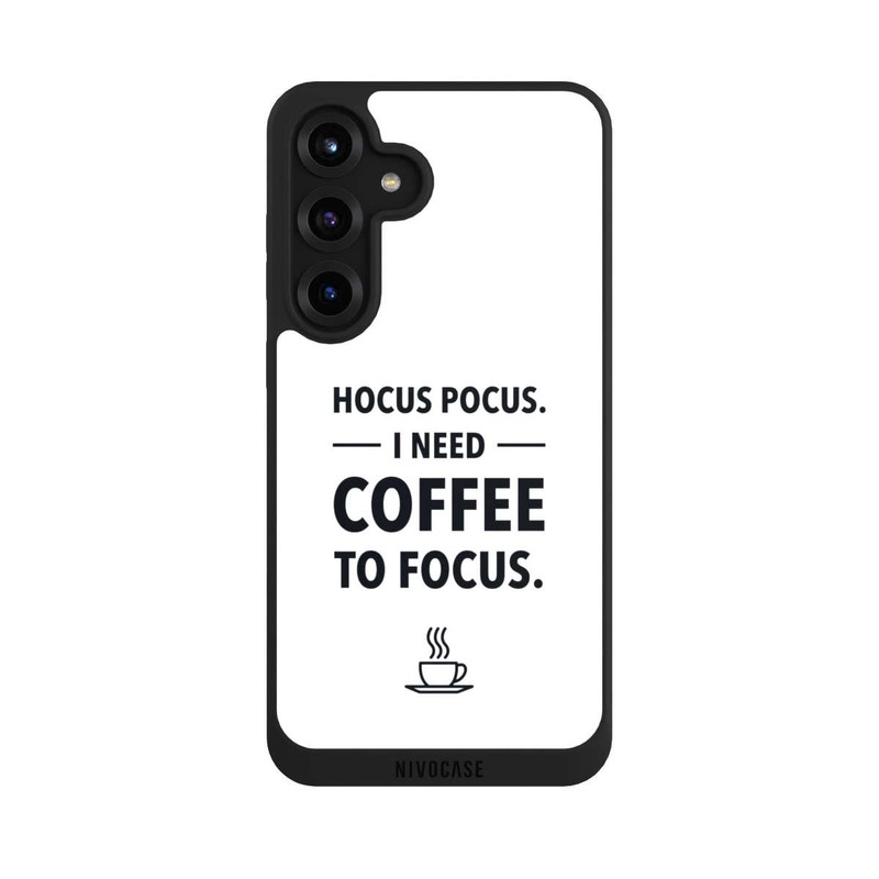 Galaxy S25 + NIVOpure Hocus Pocus I Need Coffee