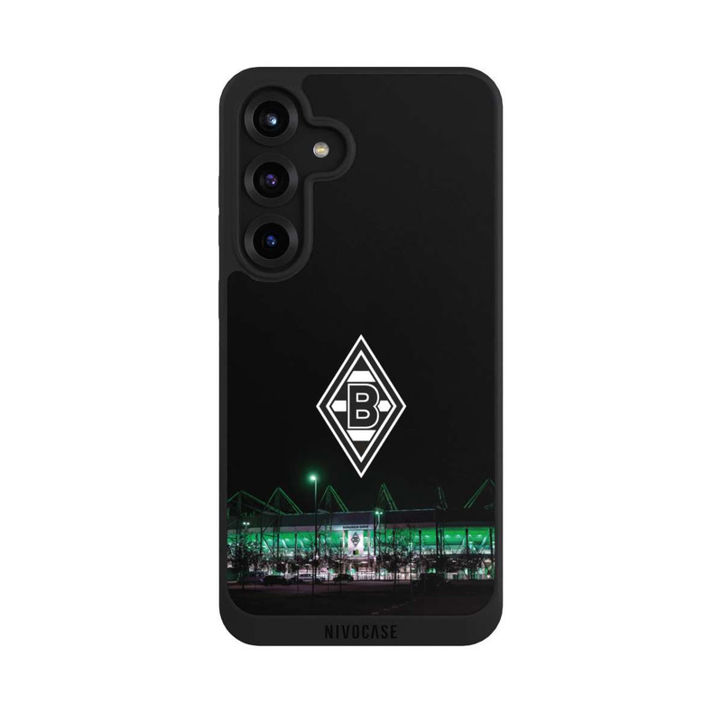 Galaxy S25 + NIVOpure Borussia-Park bei Nacht