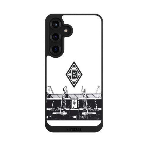 Samsung Galaxy S25+  NIVOpure Borussia-Park Schwarz und Weiß