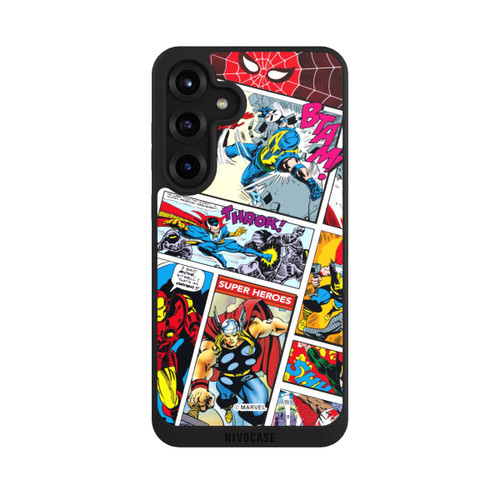 Samsung Galaxy S25+  NIVOpure Marvel Retro Comic Blue