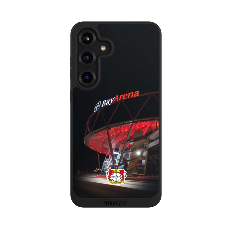 Galaxy S25 + NIVOpure BayArena Nacht Logo