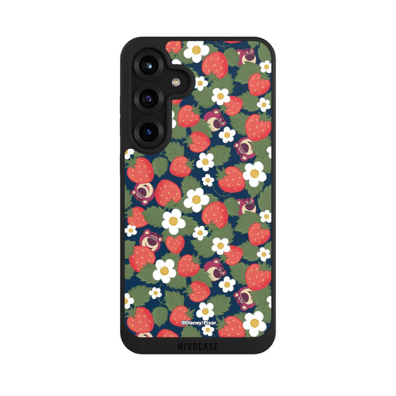 Galaxy S25 + NIVOpure Lotso Toy Story Strawberry Flower Pattern