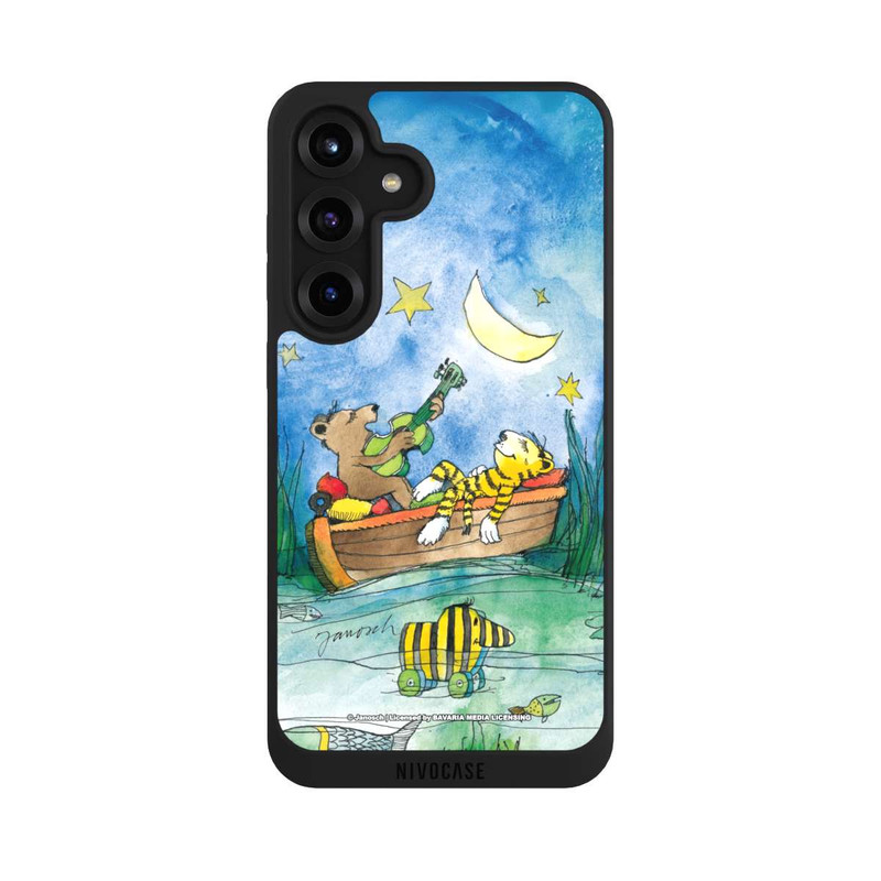 Galaxy S25 + NIVOpure Bär und Tiger im Mondschein
