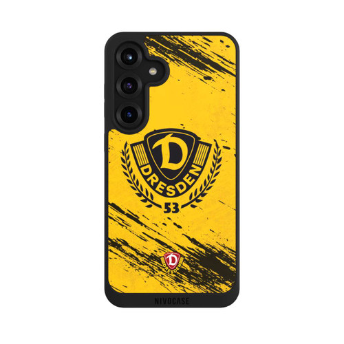 Samsung Galaxy S25+  NIVOpure Dynamo Dresden Gelb Schwarz