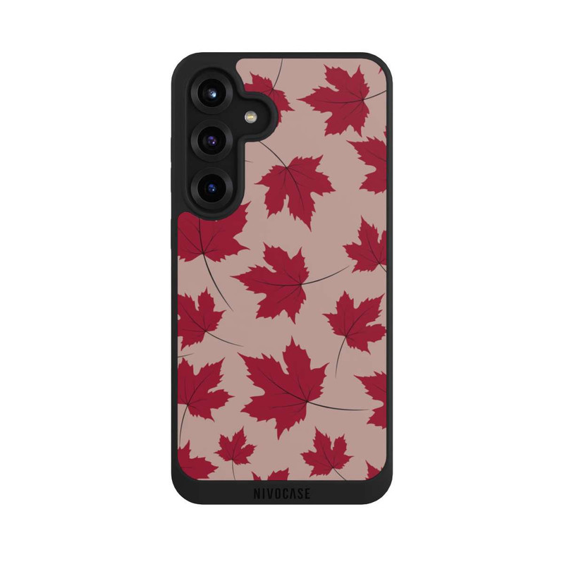 Galaxy S25 + NIVOpure Herbstzauber Rote Blätter