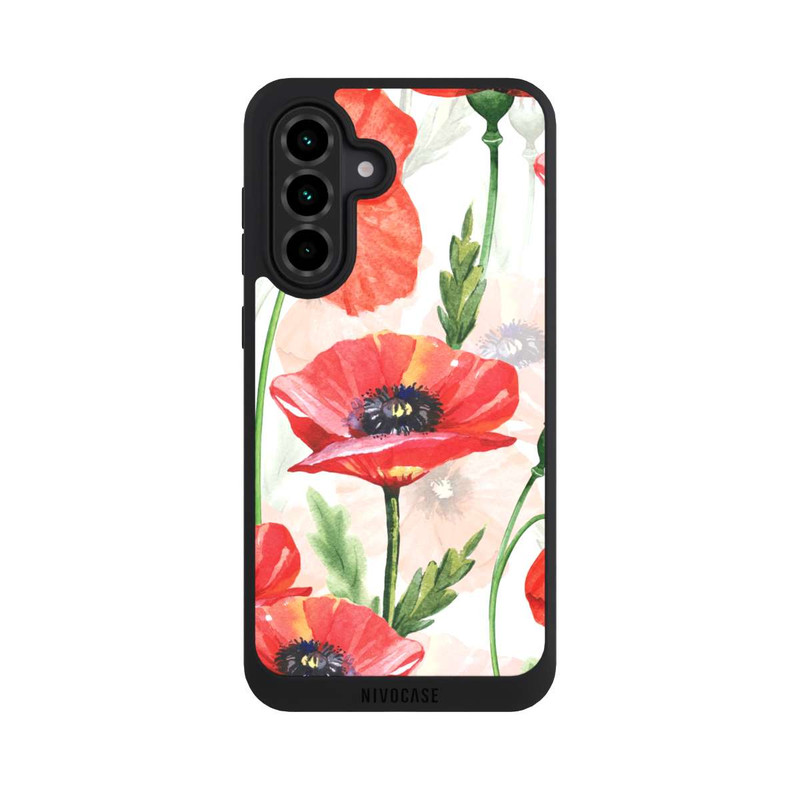 Galaxy A36 5G NIVOpure Wasserfarbe Mohnblumen