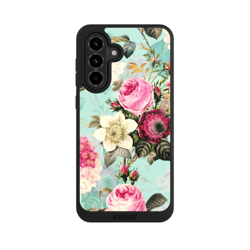 Samsung Galaxy A36 5G NIVOpure Türkisfarbene Rosentapete