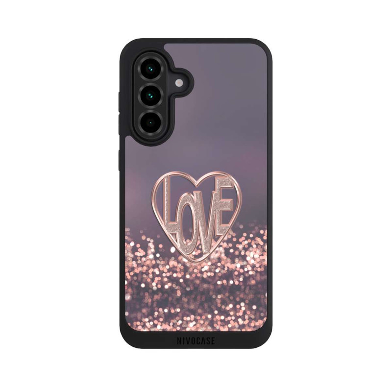 Galaxy A36 5G NIVOpure Love Glitter Pink