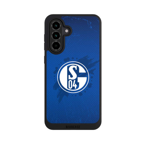 Samsung Galaxy A36 5G NIVOpure Schalke 04 Farbe Fleck Blau