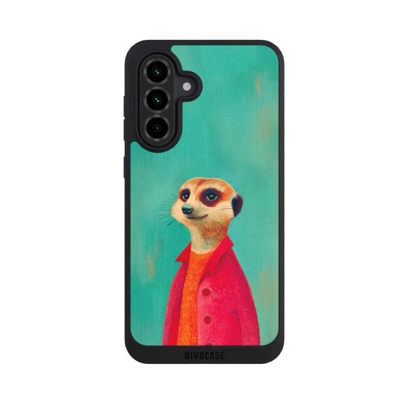 Galaxy A36 5G NIVOpure Meerkat Green Illustration