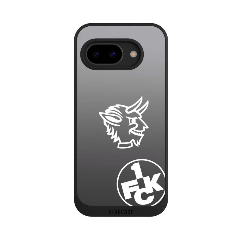 Pixel 9 a NIVOpure Teufelskopf FCK auf Schwarz