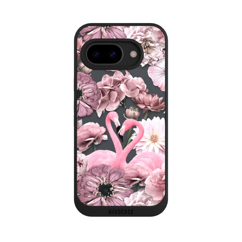 Pixel 9a NIVOpure Flamingos in Flower Pattern