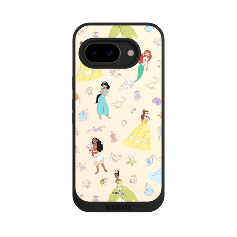 Pixel 9 a NIVOpure Princess Pattern Beige Disney Princess