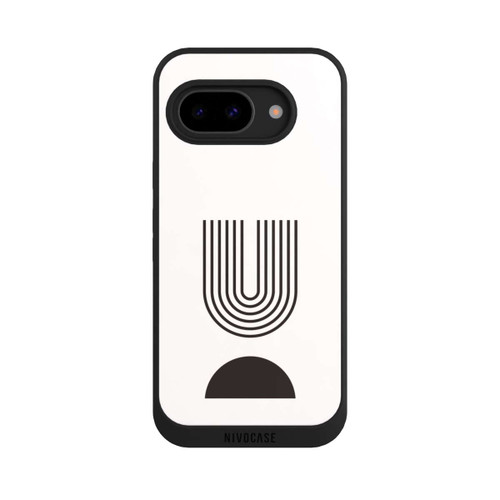 Google Pixel 9a NIVOpure Moderne Kunst Schwarze Linien