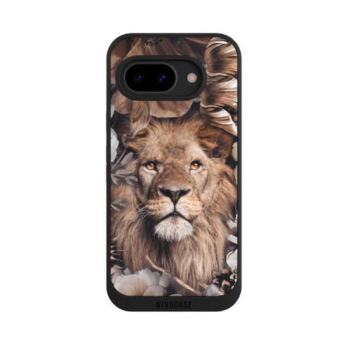 Google Pixel 9a NIVOpure Löwe Blumenrahmen Beige